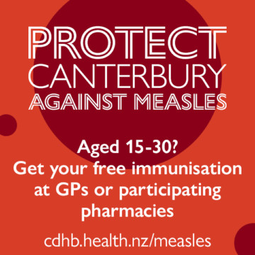 Protect Canterbury against measles social media tile