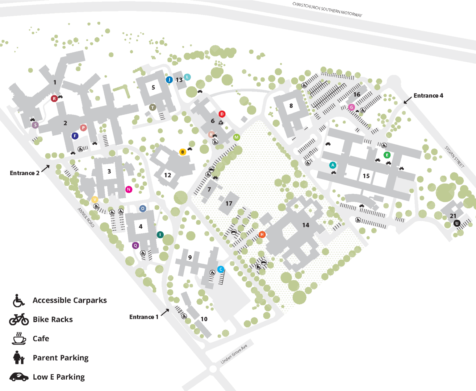 Hillmorton Hospital Map