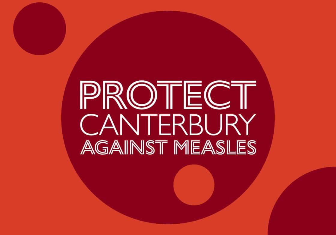 Protect Canterbury Against Measles Banner