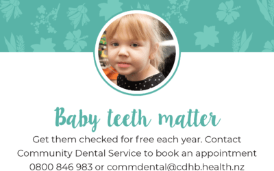 Baby teeth matter