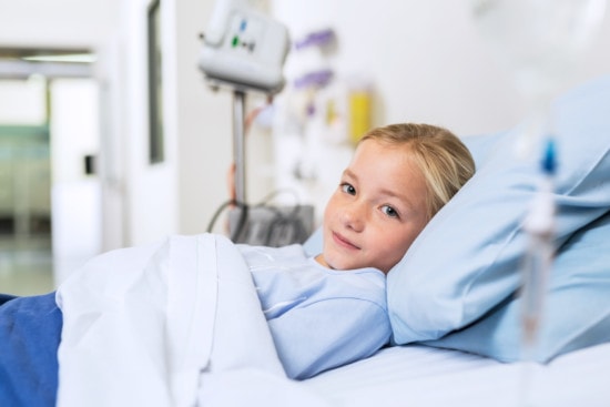 Child in hospital