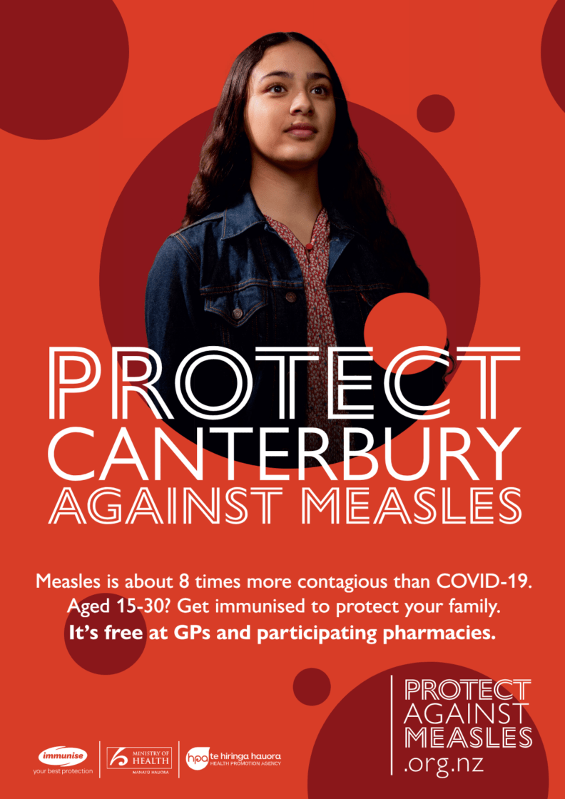 Protect Canterbury Against Measles Poster