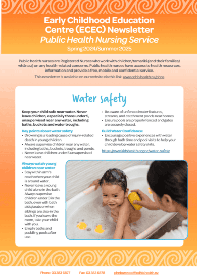 The ECEC PHN newsletter is updated biannually and contains useful information and updates for parents/caregivers of preschool aged children.