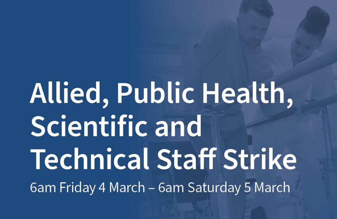 Expect delays and changes to DHB services during tomorrow’s planned strike by PSA members