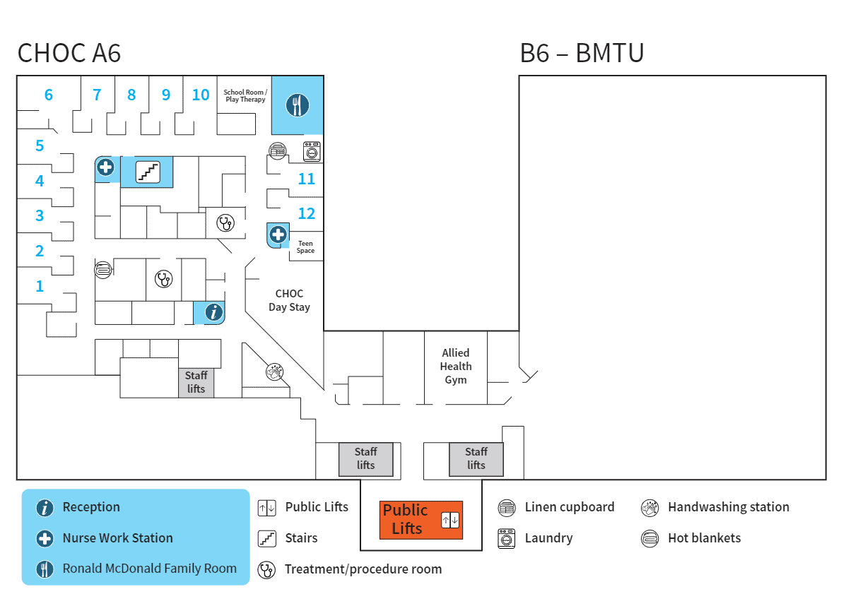 CHOC Ward Map