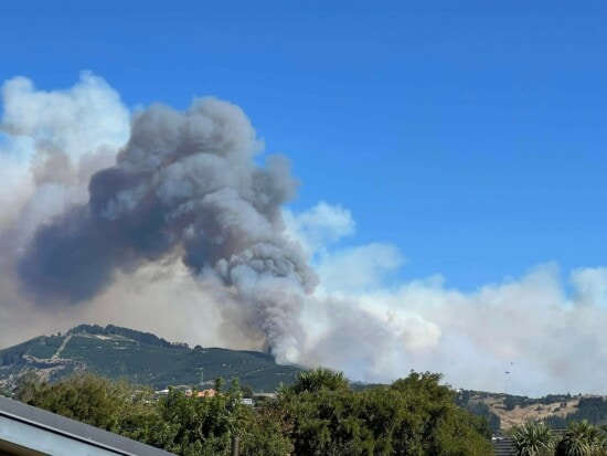 Smoke from Fire at Worsleys Road near Cracroft, Christchurch – Public Health Warning